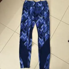 Nike DRI-FIT 青系レギンス Sサイズ