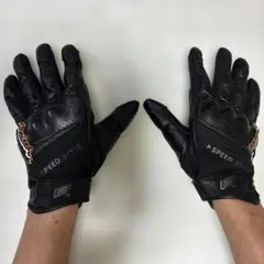HYOD SPEED STYLE レザーグローブ ブラック バイク用 LLサイズ - メルカリ