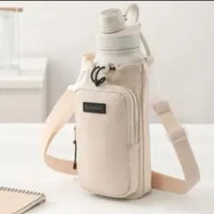 人気商品　ペットボトルホルダー 水筒カバー スマホケース ショルダー 公園 ママ