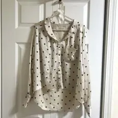 【snidel】アイボリー ドット柄 トップス