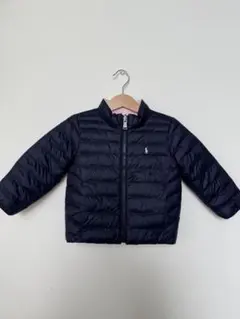 ポロ・ラルフ・ローレン ネイビー ダウンコート　リバーシブル