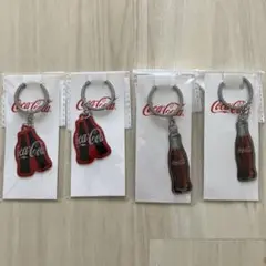 【非売品】Coca-Cola コカコーラキーホルダー 4個セットのサムネイル