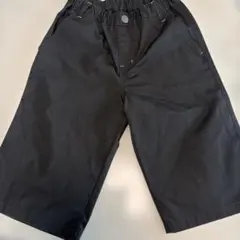 130cm 黒 ボトムス ikka ハーフパンツ　フォーマル　ズボン