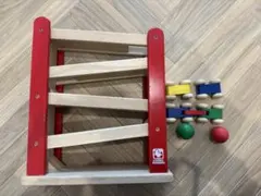 atelier MOKKU 木製スロープトイ くるくるスロープ