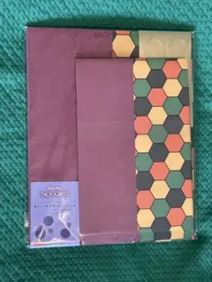 亀平模様の鬼滅風レターセット