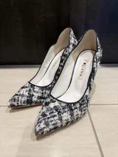 未使用品 DIANA ダイアナ ツイード 23cm ヒール