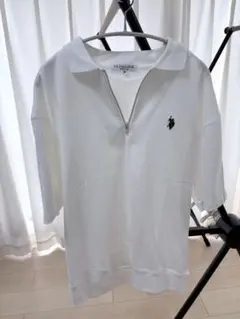 【最終値下】U.S. POLO ASSN. ハーフジップ ポロシャツ / Mのサムネイル