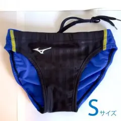 mizuno ストリームアクセラ メンズ 競パン ブラック×ブルー Sサイズ