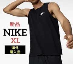 新品 XL【海外購入品】Nike NIKE刺繍ロゴ タンクトップ ノースリーブ