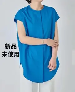 FORFORMO フォルフォルモ／バンドカラードレスシャツ（navy) 菊池京子 
