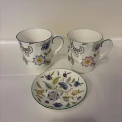 ミントン　マグカップ　小皿プレート