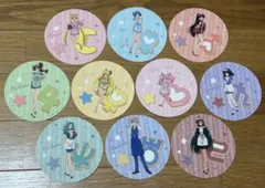 セーラームーンカフェ ステッカー全種セット