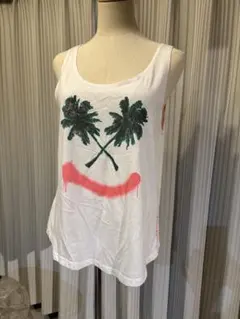 BILLABONG タンクトップ ホワイト パームツリーのサムネイル