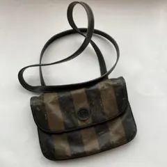 リペア向け FENDI フェンディ ペカン柄 ポシェット 希少 2層式 斜め掛のサムネイル