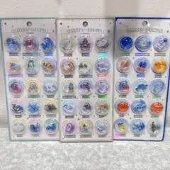 カプセルシール　３枚　宇宙　おばけ　海