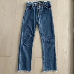 24サイズ　moussy ストレートデニム