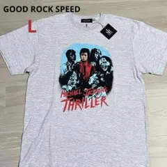☆GOOD ROCK SPEED☆マイケルジャクソン Ｔシャツ☆L☆スリラーのサムネイル
