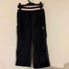 adidas レディースクロップドパンツ ネイビー