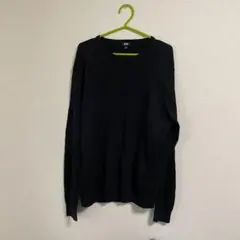 UNIQLO 黒 ニットセーター XL