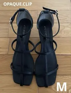 OPAQUE.CLIP ダブルTストラップサンダル Mサイズのサムネイル
