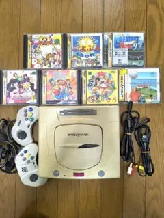 セガサターン本体＋パーティソフト6本セット - メルカリ