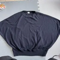 URBAN RESEARCH DOORS 半袖ニット ネイビーMサイズ