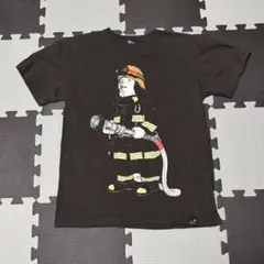 go slow caravan 消防熊Tシャツ 3 ゴースローキャラバンフェードのサムネイル