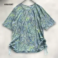 VINVERT ペイズリー柄 半袖Tシャツ カットソーのサムネイル