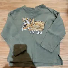トリケラトプス 長袖カットソー オリーブグリーン
