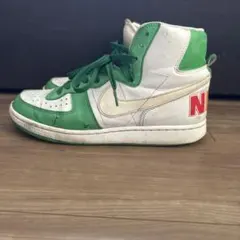 NIKE ハイカットスニーカーう 26.5cm ホワイト グリーンのサムネイル