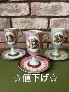 Wedgewoodミニチュアマグカップ3個セット - メルカリ
