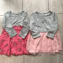ベビーギャップ　100cm ワンピース2着セット