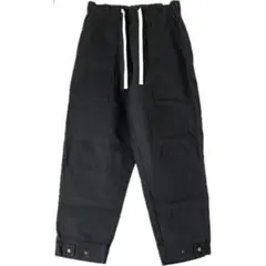 [JS relume] HEAVY FLANNEL ベイカーパンツ - BK