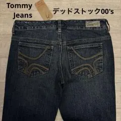 タグ付デッドストック00's Tommy Jeans ストレッチストレートデニム