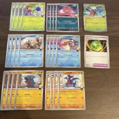 シロナのガブリアスデッキパーツ 進化ライン