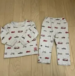 プティマイン×トミカ100 petit main ロンT パンツ　セット