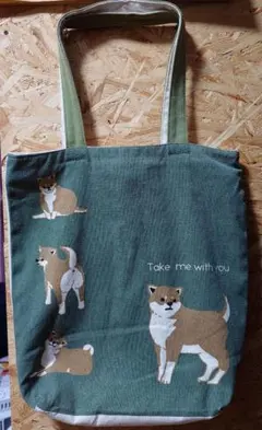 トートバッグ 柴犬イラスト