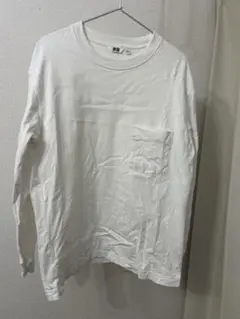 UNIQLO ホワイト 長袖カットソー L