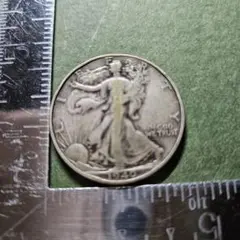 1943年 ウォーキングリバティ ハーフダラー 銀貨 - メルカリ