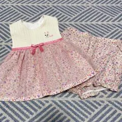 ミキハウス　おめかしスタイ　ブルマ　セット