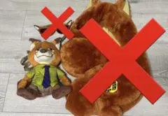 ズートピア　ニック・ワイルド ぬいぐるみ ポシェット　ショルダーバッグ