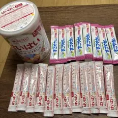 はいはい　粉ミルク缶　スティック　すこやか