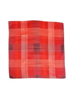 BURBERRY バーバリー ハンカチ ノバチェック レッド 赤 洗濯済み