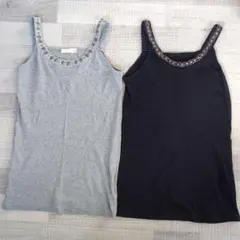 JEANASIS　ジーナシス　キャミソール　2枚セット　フリーサイズ