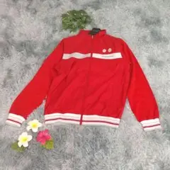 【PARADISO GOLF】レッド ジャージ (M) トラックジャケット 長袖