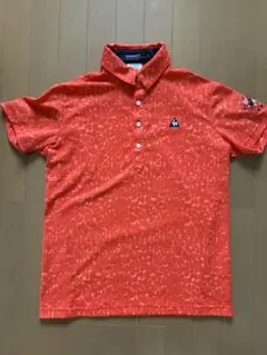 le coq sportif GOLF ポロシャツ　オレンジ　メンズMサイズのサムネイル