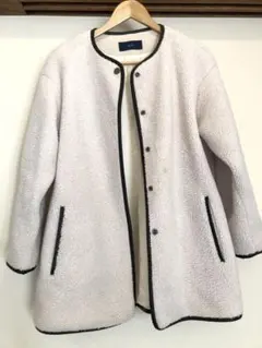 SHIPS ボア ジャケット パイピング