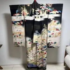 正絹 アンティーク着物 振袖 花嫁衣装 ふき仕立てのサムネイル