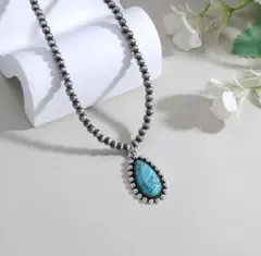 ターコイズ ネックレス インディアンジュエリー ナバホ族 アメカジ ボヘミアン