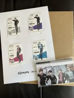 ROF-MAO 三菱UFJ銀行 通帳風ノート 名刺風カード ろふまお にじさんじ